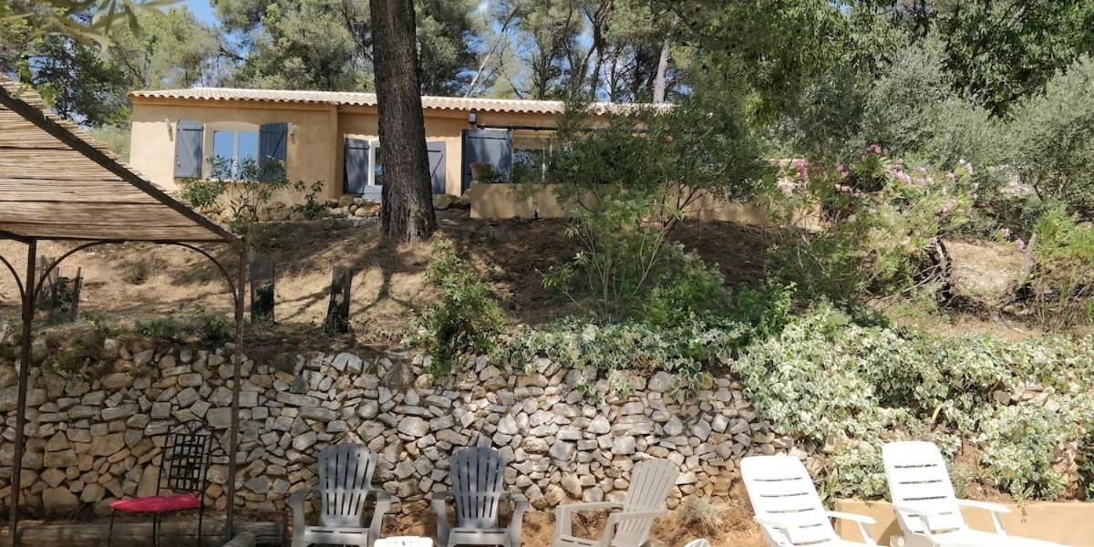 Villa Cigalons En Pleine Pinede Avec Piscine Chauffee De Mai A Septembre Auriol Kültér fotó