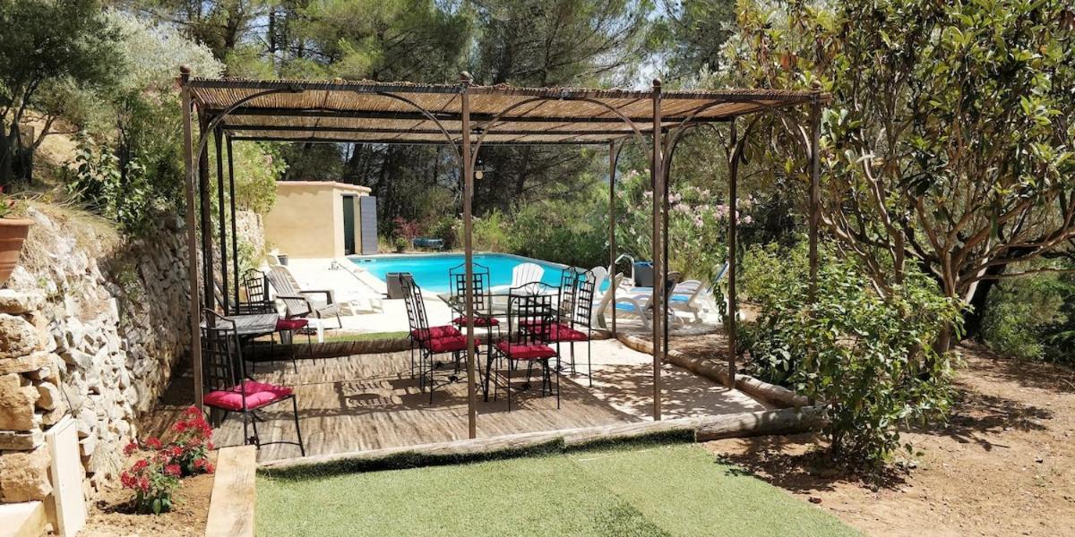 Villa Cigalons En Pleine Pinede Avec Piscine Chauffee De Mai A Septembre Auriol Kültér fotó