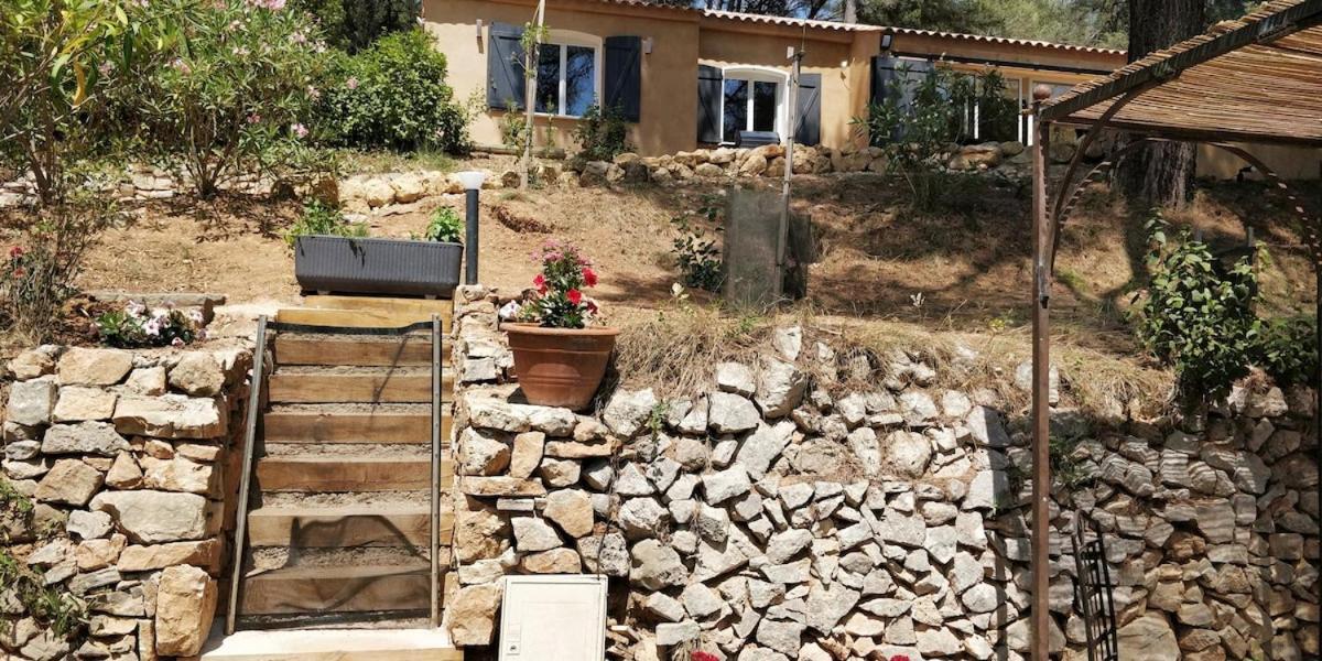 Villa Cigalons En Pleine Pinede Avec Piscine Chauffee De Mai A Septembre Auriol Kültér fotó
