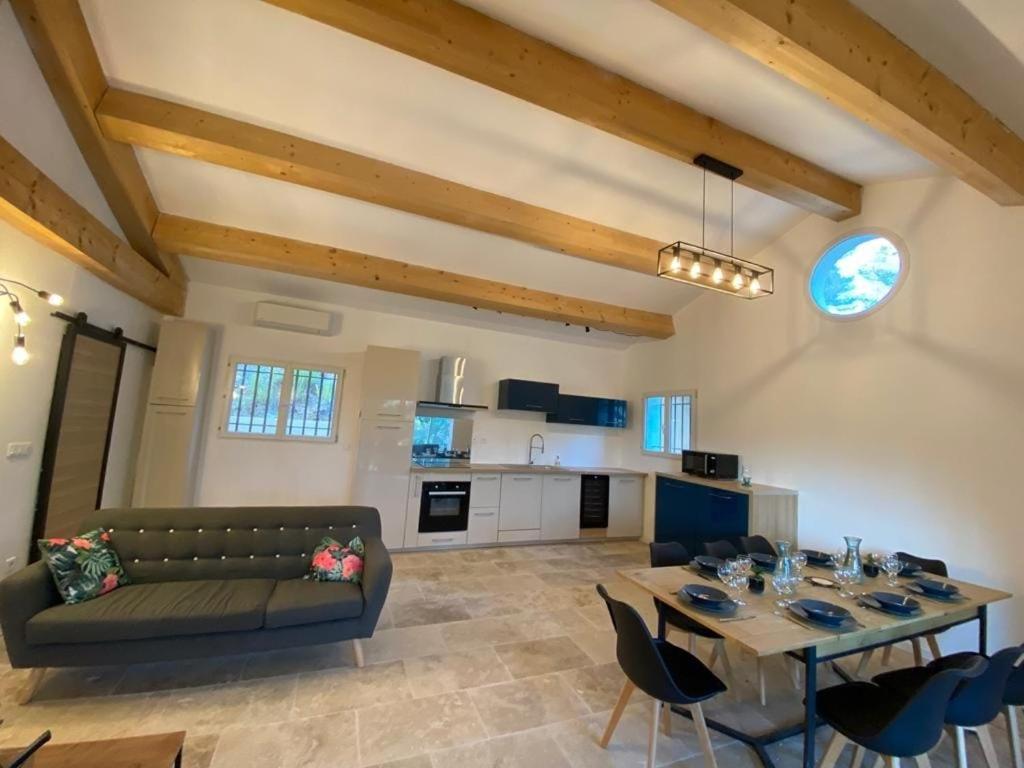 Villa Cigalons En Pleine Pinede Avec Piscine Chauffee De Mai A Septembre Auriol Kültér fotó
